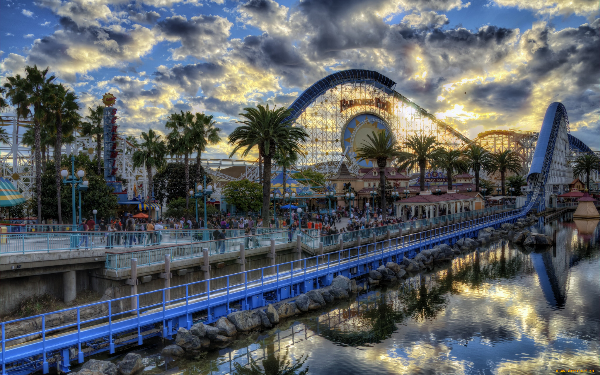 disneyland, resort, california, , , paradise, pier, , 